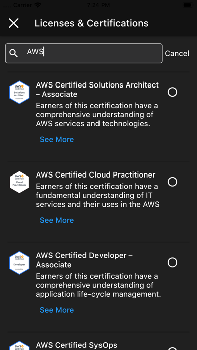 AWS DVA-C01 Certification Screenshots