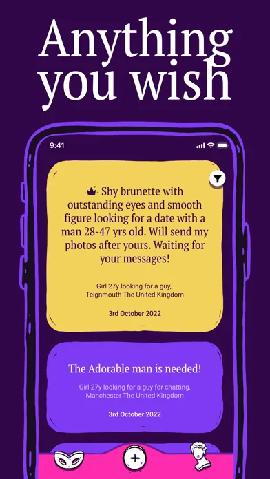 Masked Love - Anonymous Dating Screenshots