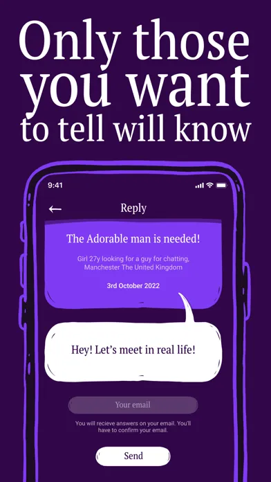 Masked Love - Anonymous Dating Screenshots