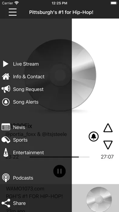 Capturas de pantalla de WAMO 107.3
