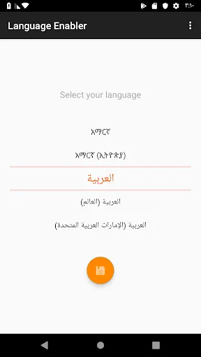 Language Enabler Screenshots