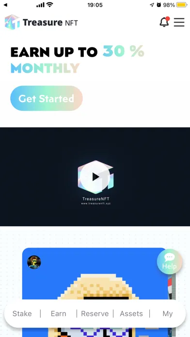 TreasureNFT：Trade & Earn NFTs Screenshots