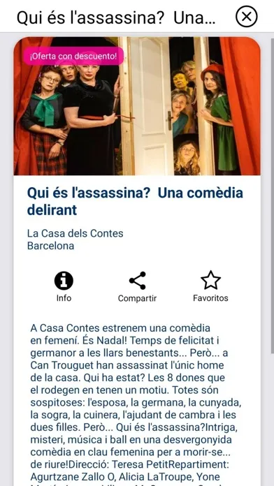 Capturas de pantalla de Hoy Barcelona – Ocio y Cultura