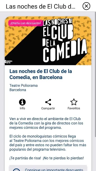 Capturas de pantalla de Hoy Barcelona – Ocio y Cultura