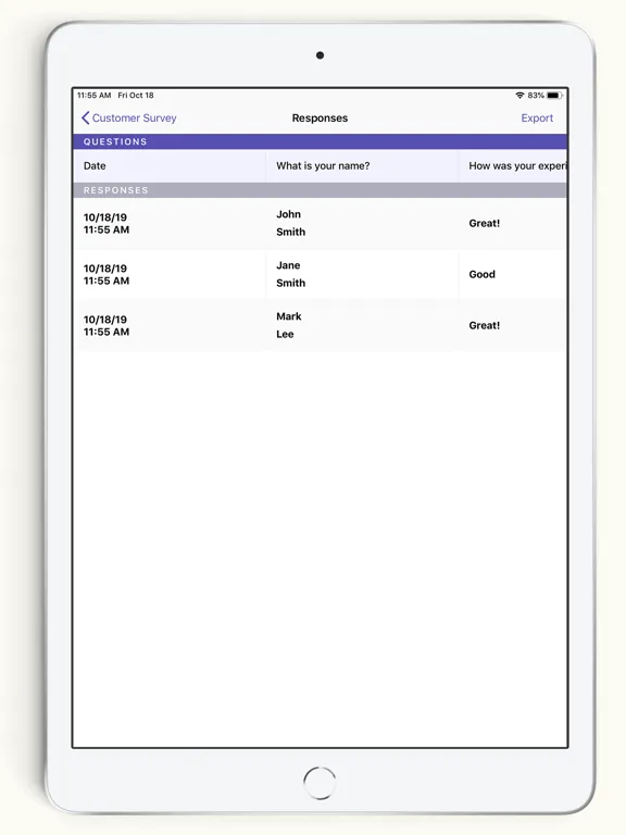 Capturas de pantalla de Form Builder Pro iPad 