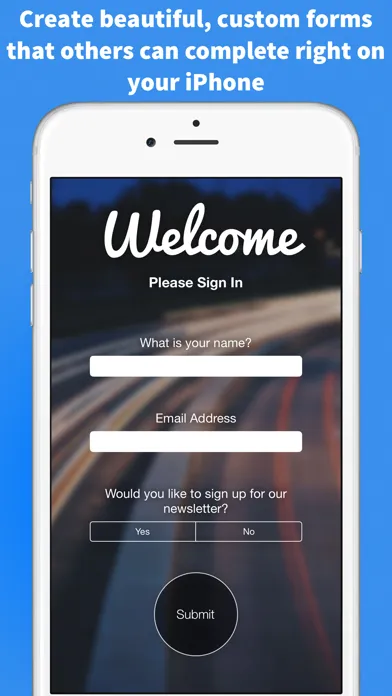 Sign In - Form Maker应用截图