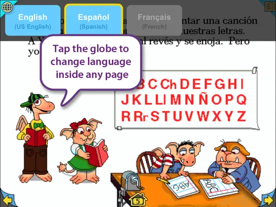 Capturas de tela do Little Monster at School iPad 
