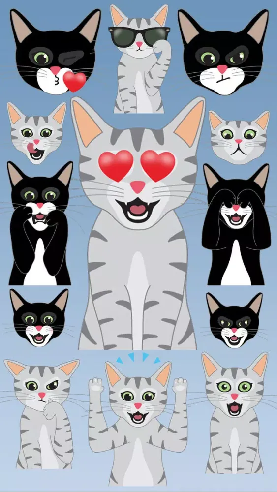 KittyMojis - Kitty Emojis and Stickers スクリーンショット