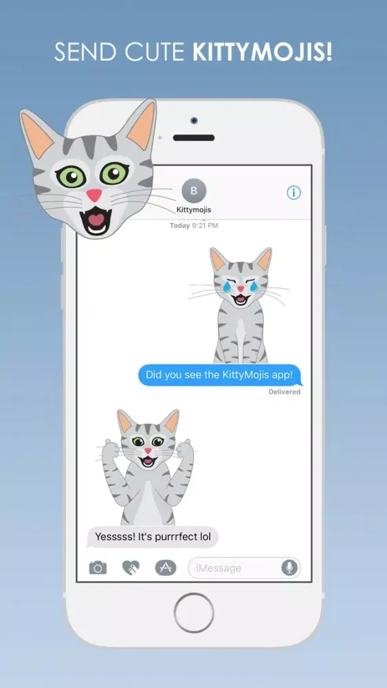 KittyMojis - Kitty Emojis and Stickers スクリーンショット