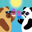 Bear & Panda Stickers Bear & Panda Stickers
