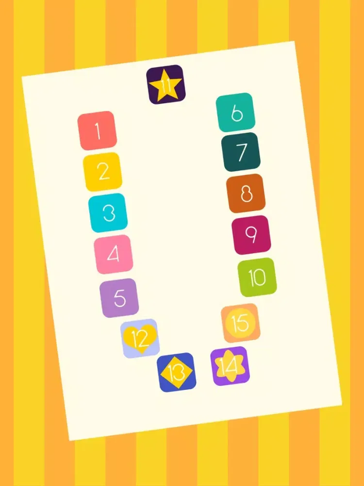 Make 11 Merging Number Game iPad  स्क्रीनशॉट