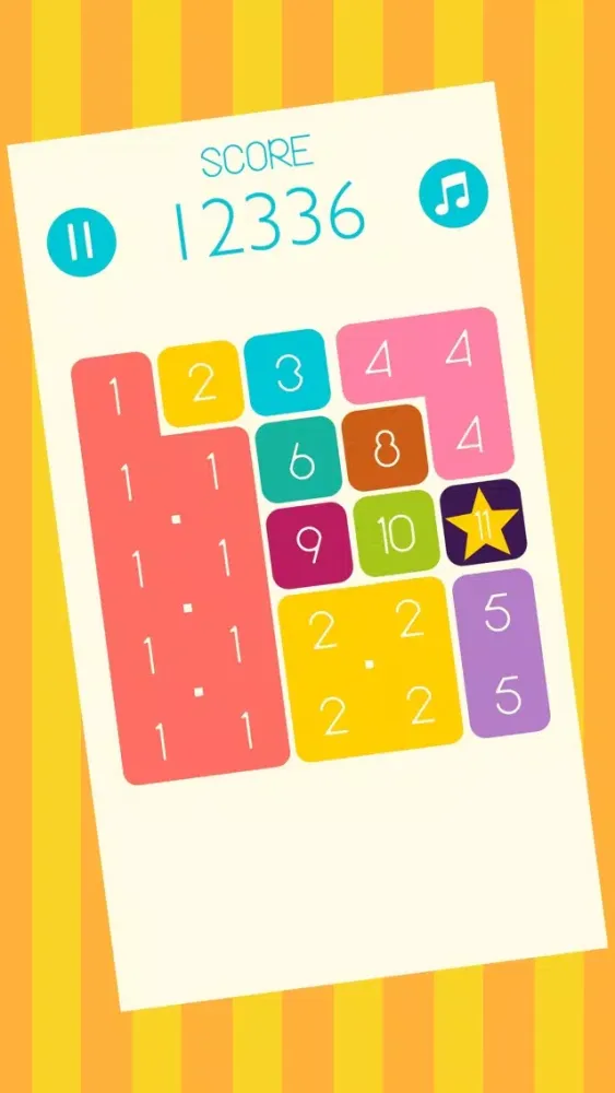 Make 11 Merging Number Game स्क्रीनशॉट