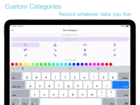 Baby Growth Recorder iPad  Screenshots