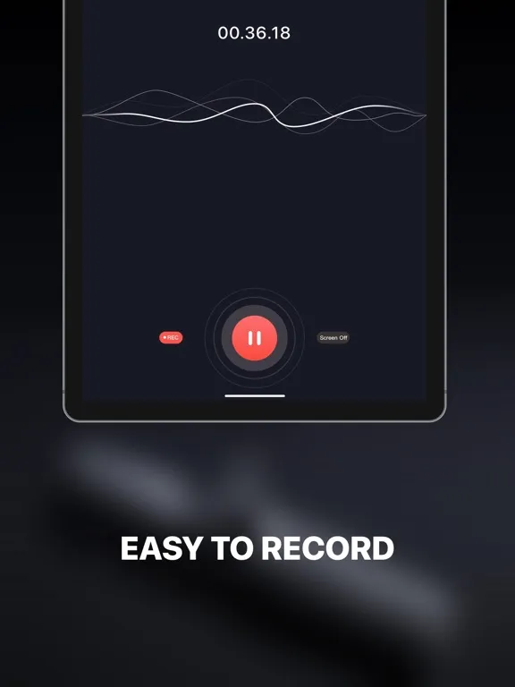 Dictaphone - Voice Recorder . iPad 应用截图