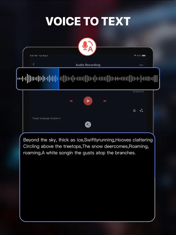 Dictaphone - Voice Recorder . iPad 应用截图