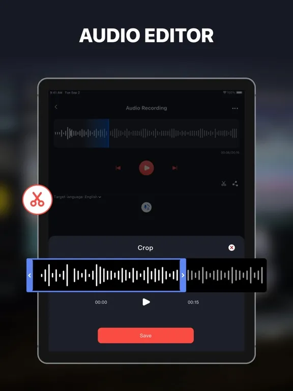 Dictaphone - Voice Recorder . iPad 应用截图