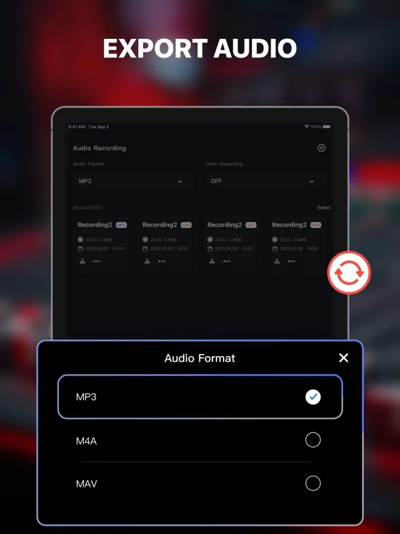 Dictaphone - Voice Recorder . iPad 应用截图