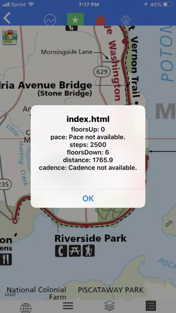 George W. Mem. Pkwy Tour Maps Screenshots