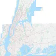 NYC Scaled Subway Map Offline