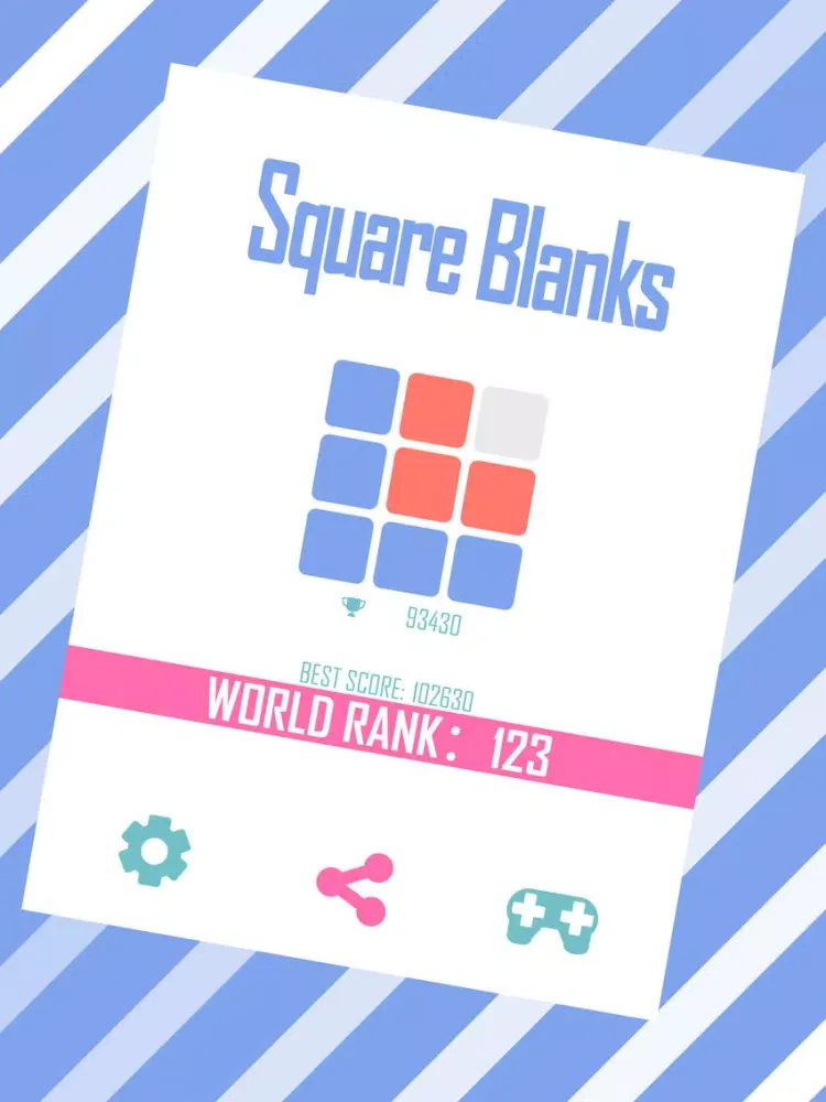 Square Blanks Fill Grid and Make A Row iPad  स्क्रीनशॉट