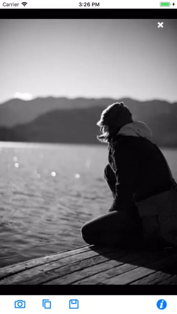 Black & White Camera Ekran Görüntüleri