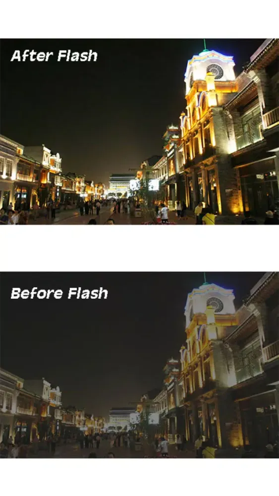 Tangkapan skrin Camera Flash Deluxe