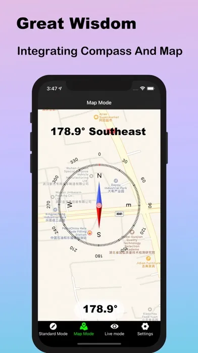 Tangkapan layar Map Compass° - GPS & Altitude