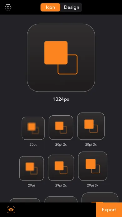 Tangkapan skrin Icon x Design