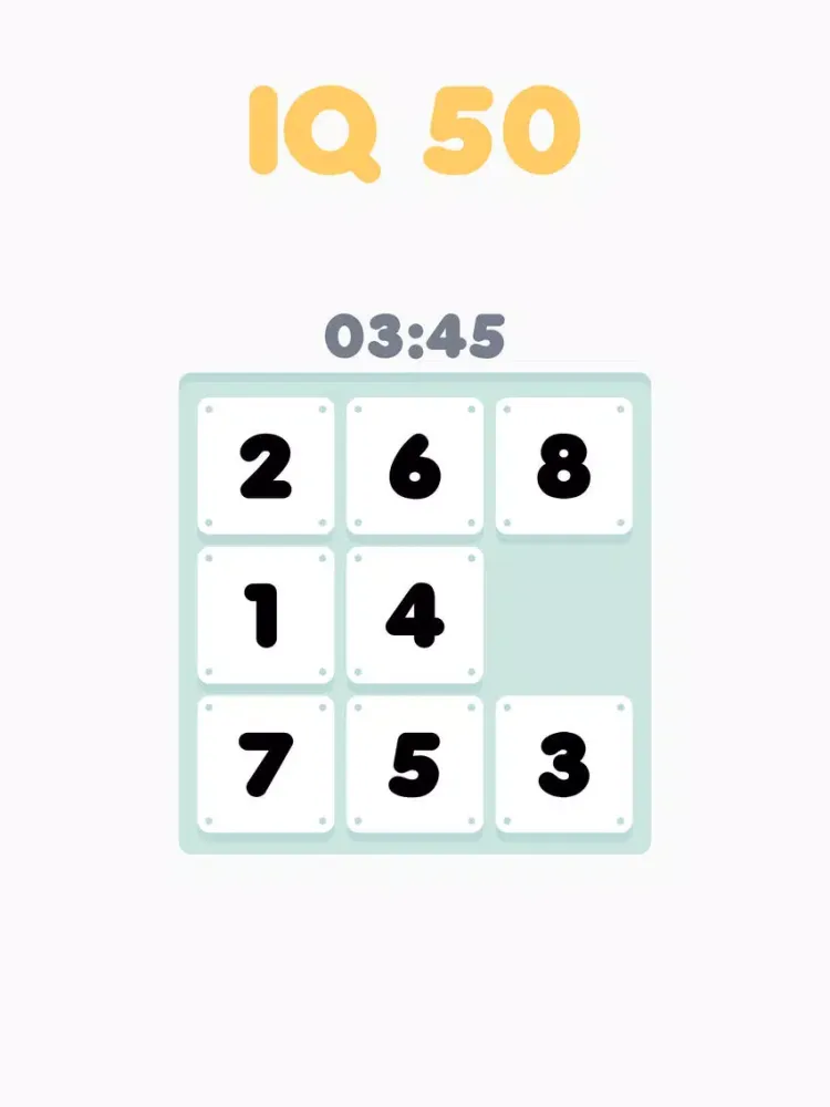 Tangkapan layar Numbers Slider iPad 