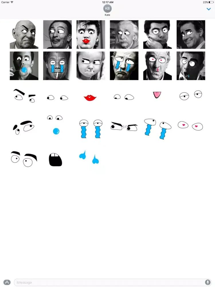 Blackness Stickers iPad 应用截图