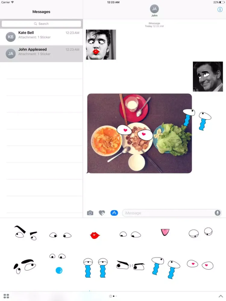 Blackness Stickers iPad 应用截图