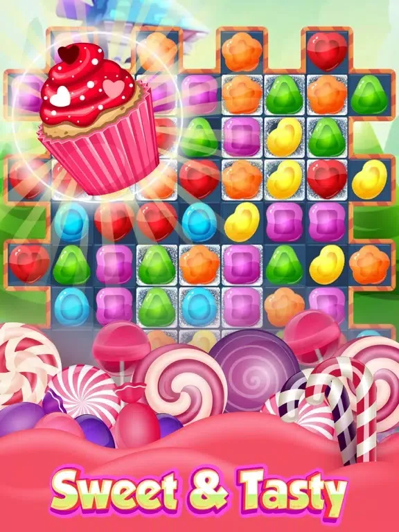 Super Charming Lollipop Perfect Match 3 Sugar Land iPad  স্ক্রিনশট