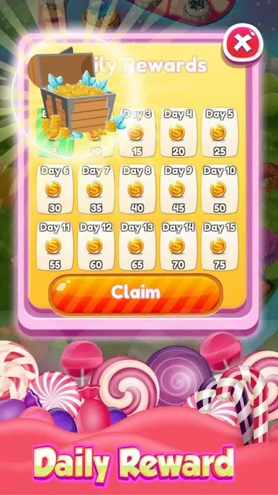 Super Charming Lollipop Perfect Match 3 Sugar Land স্ক্রিনশট