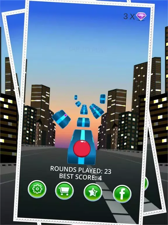 Jumping Ball - Twist And Zig Zag Ball Crush Style Endless Platform Jumper iPad  Screenshots