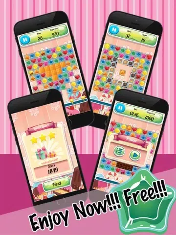 Sugar Candy Sweet Mania iPad  स्क्रीनशॉट