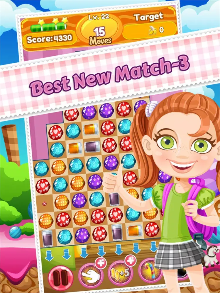Zrzuty ekranu Sweet Sugar Ball Fruit Juice Splash iPad 