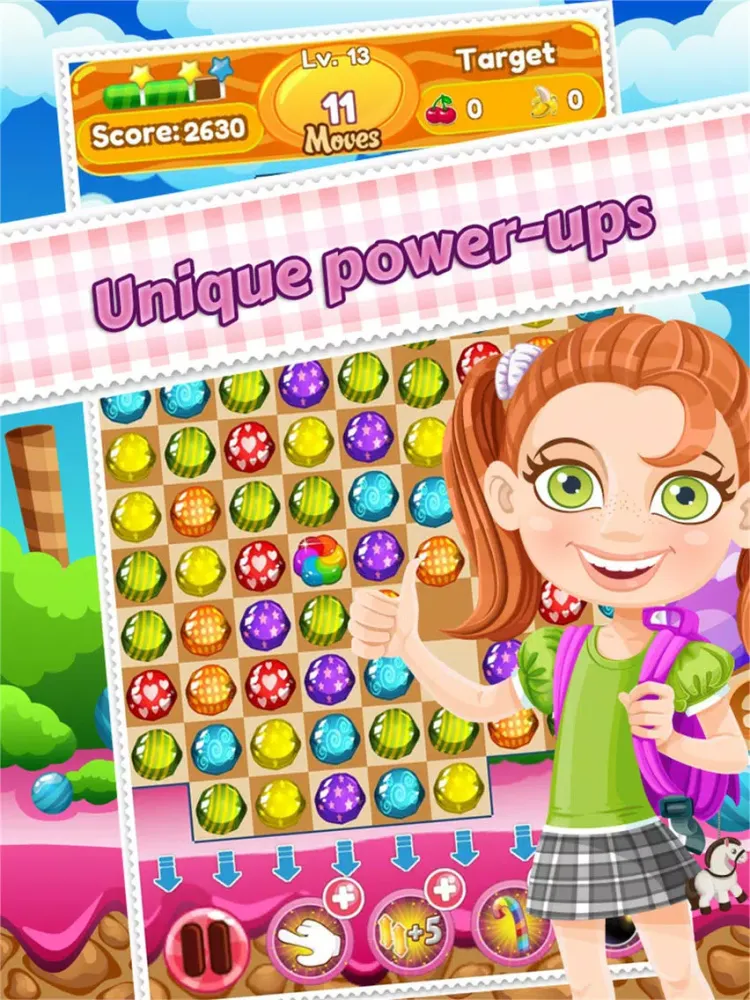 Zrzuty ekranu Sweet Sugar Ball Fruit Juice Splash iPad 