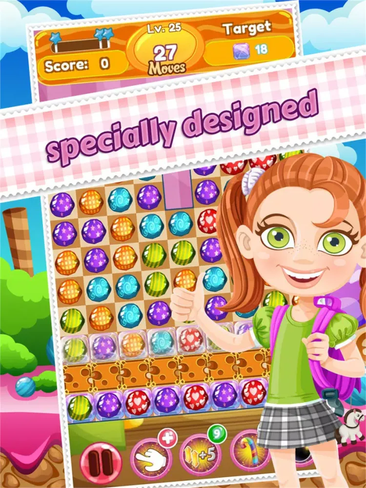 Zrzuty ekranu Sweet Sugar Ball Fruit Juice Splash iPad 
