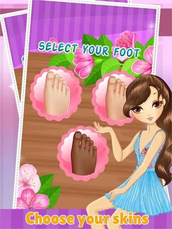 Toe Nail Spa Salon Beautiful Princess Girls - Makeover And Games Dressup Nails Art & Polish iPad Screenshots