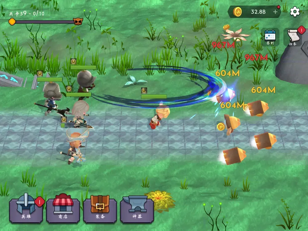 Скриншоты Onion Knights iPad 