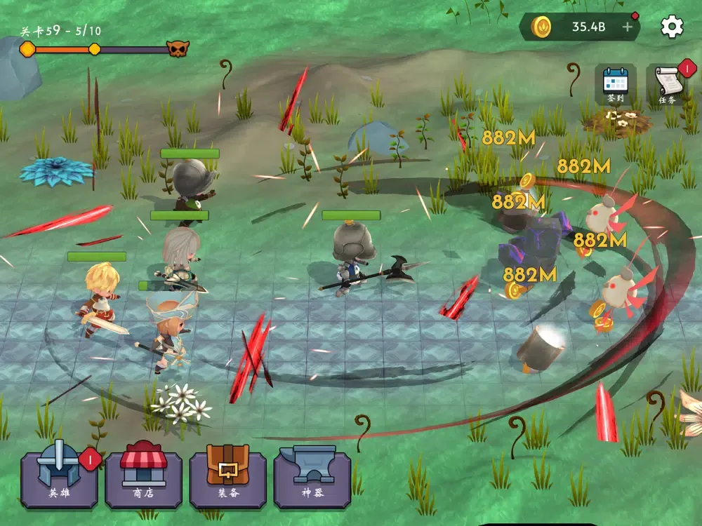 Скриншоты Onion Knights iPad 