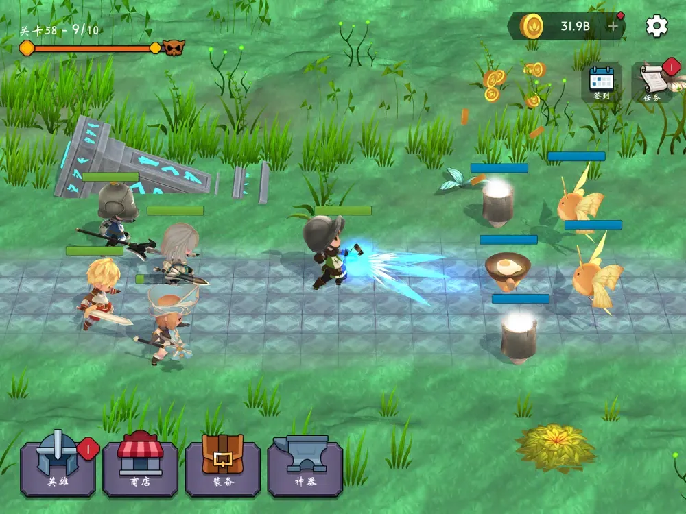 Скриншоты Onion Knights iPad 