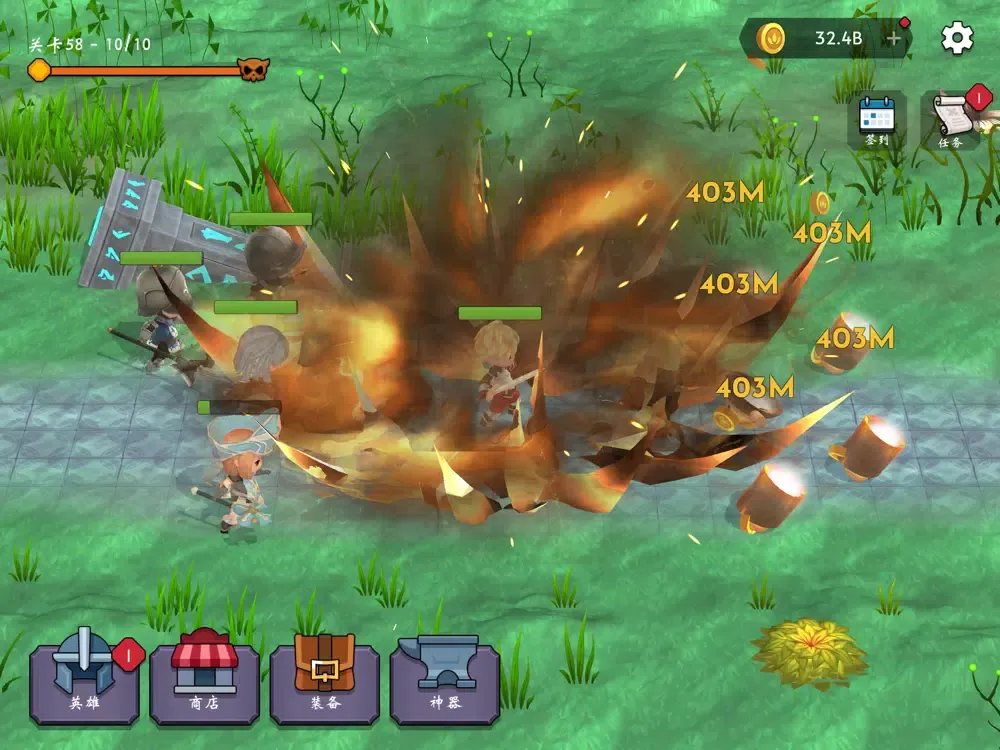 Скриншоты Onion Knights iPad 