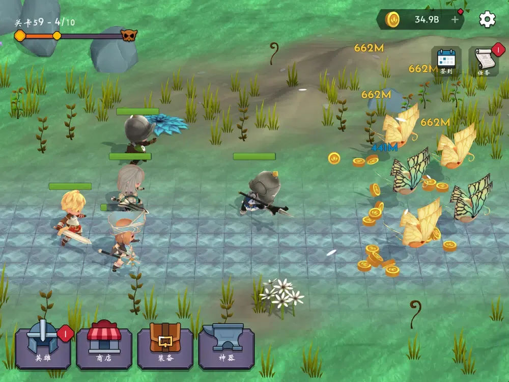 Скриншоты Onion Knights iPad 
