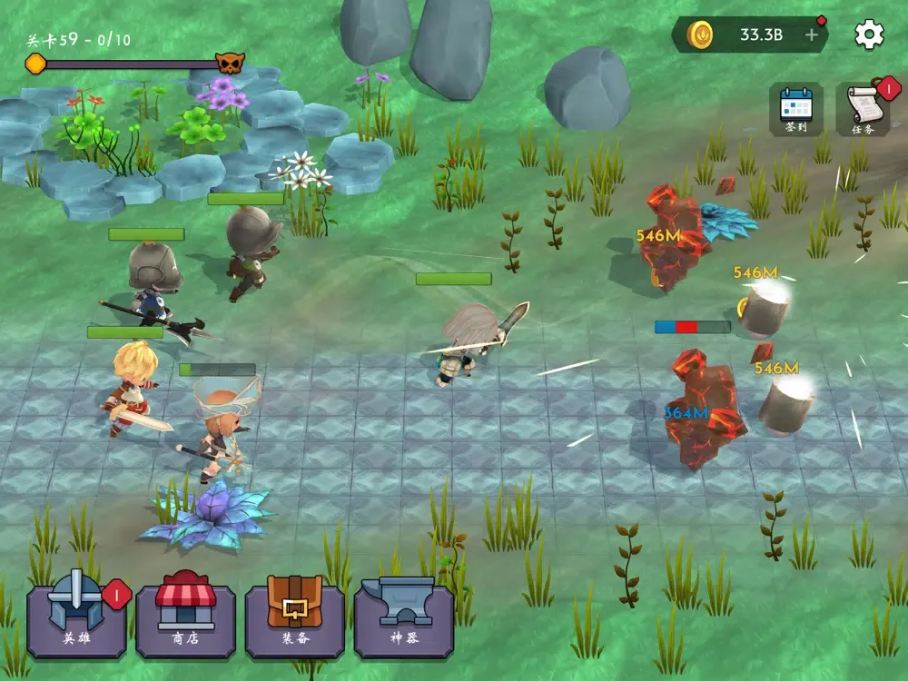 Скриншоты Onion Knights iPad 