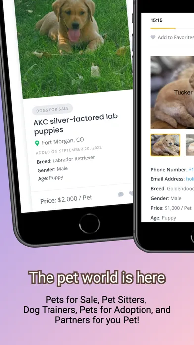 WannaPet: Pets for Sale Online স্ক্রিনশট