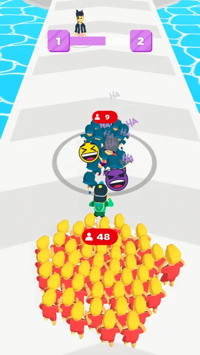 Bloger Run: 3D Crowd Battle! سکرین شاٹس