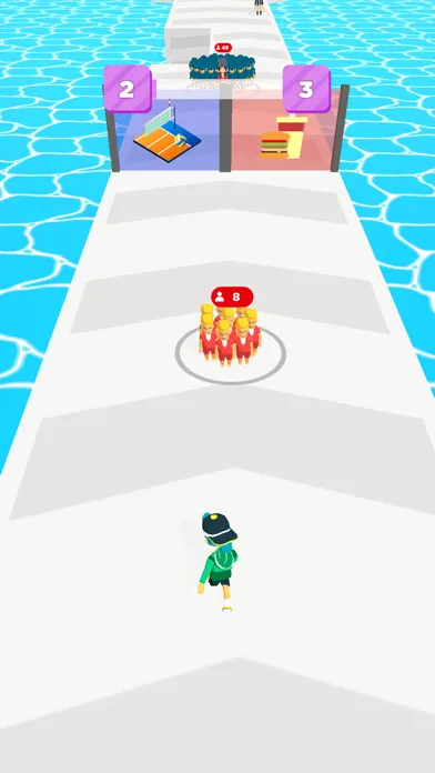 Bloger Run: 3D Crowd Battle! سکرین شاٹس