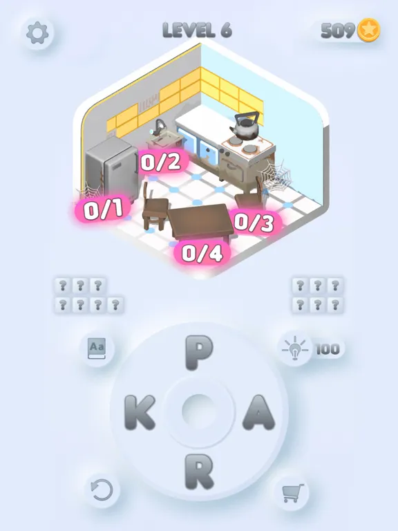 Captures d'écran de Redesign Home - Word Puzzle iPad 