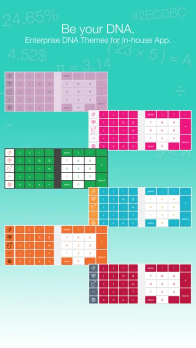 Capturas de tela do NuKey Numeric Keyboard